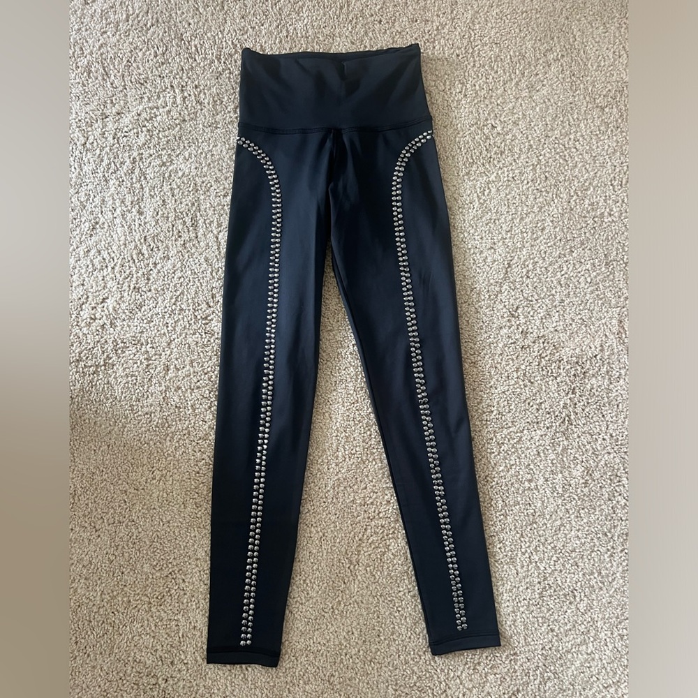 Black Studded Leggings